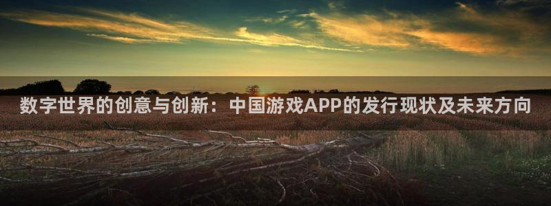 新城平台进·新城平台：数字世界的创意与创新：中国游戏APP的发行现状及未来方向